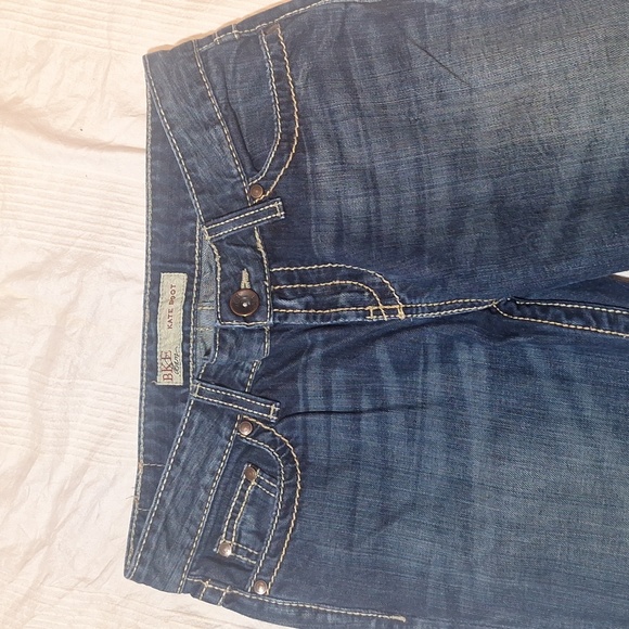 bke kate boot cut jeans 27 womens 4 r low rise pants the buckle - Picture 2 of 5